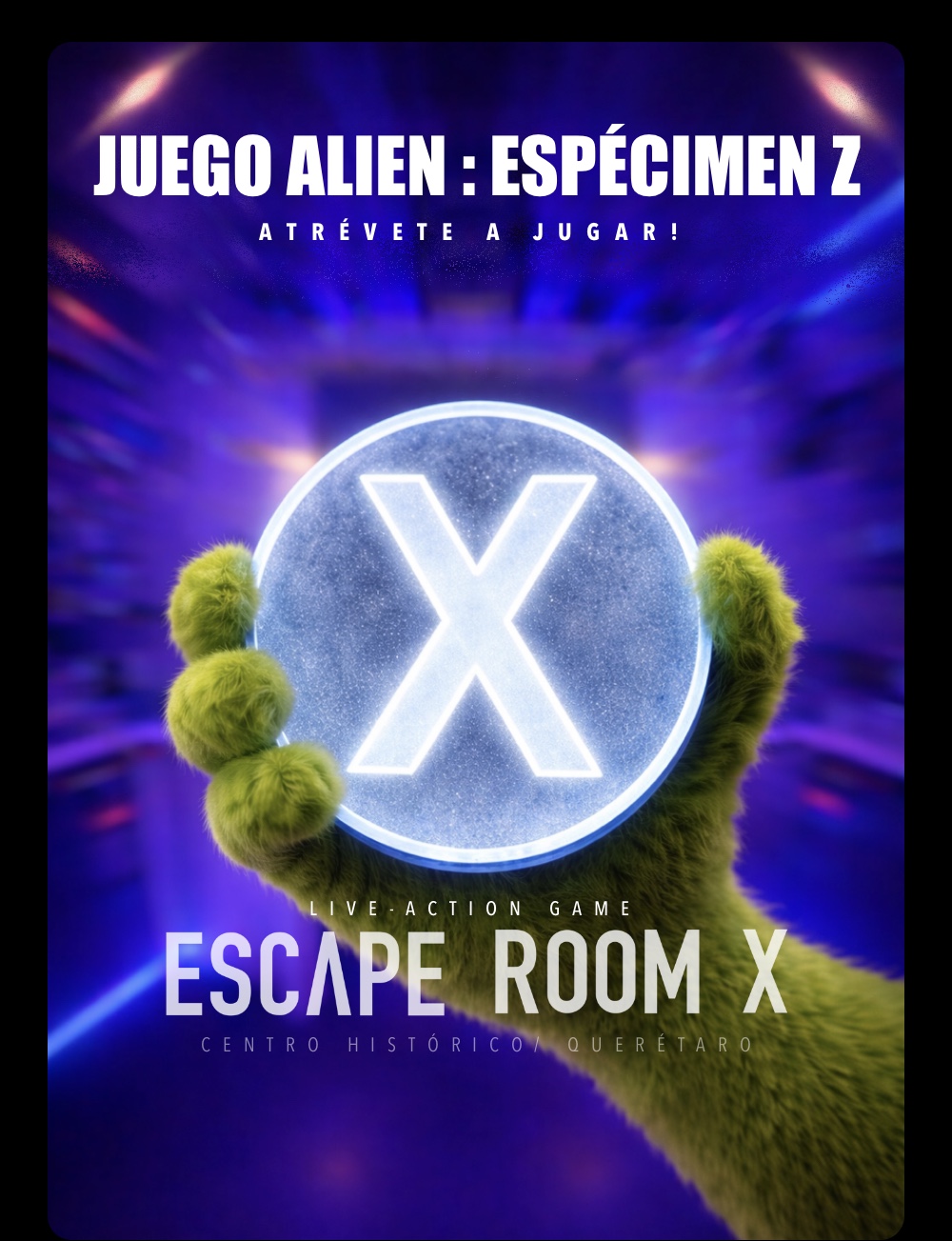 Escape Room X. Enigma Rooms inmersivos en Querétaro. Retos mentales y trabajo en equipo.